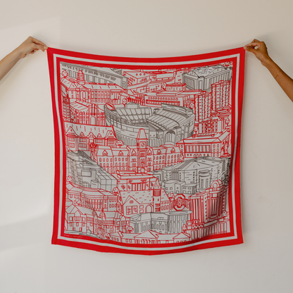 The Ohio State Silk Scarf