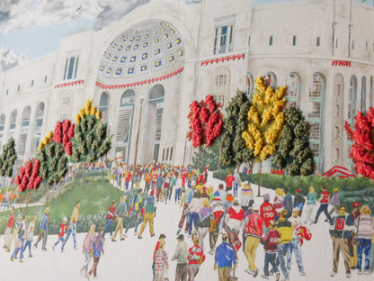 The Original Ohio Stadium Fine Art Textile