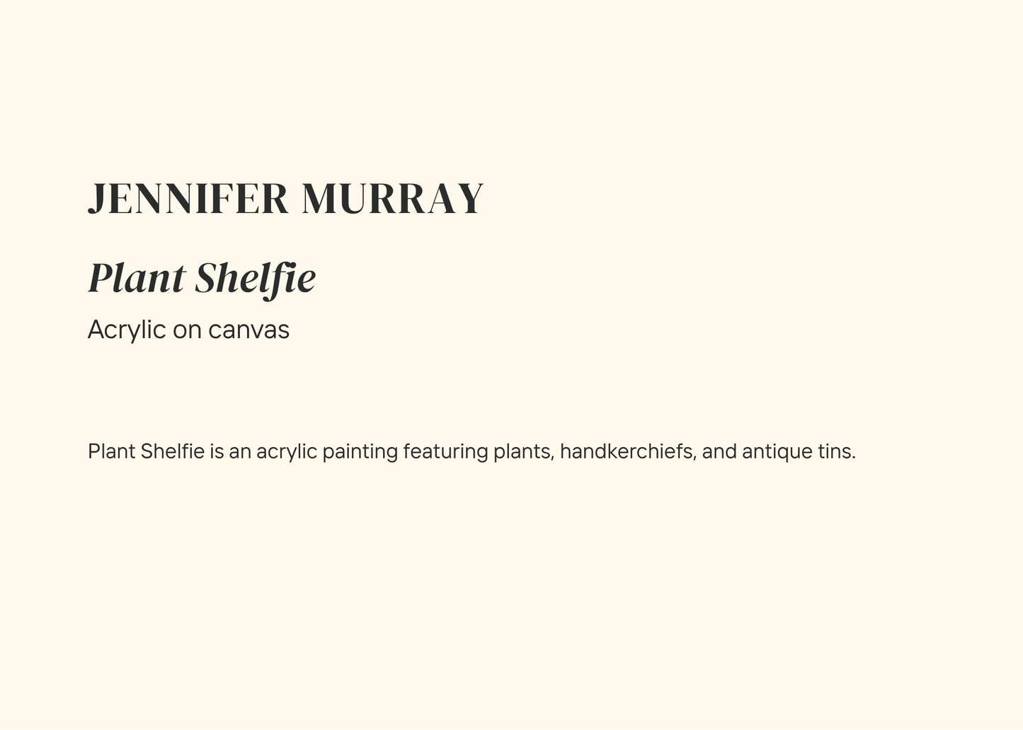 Plant Shelfie