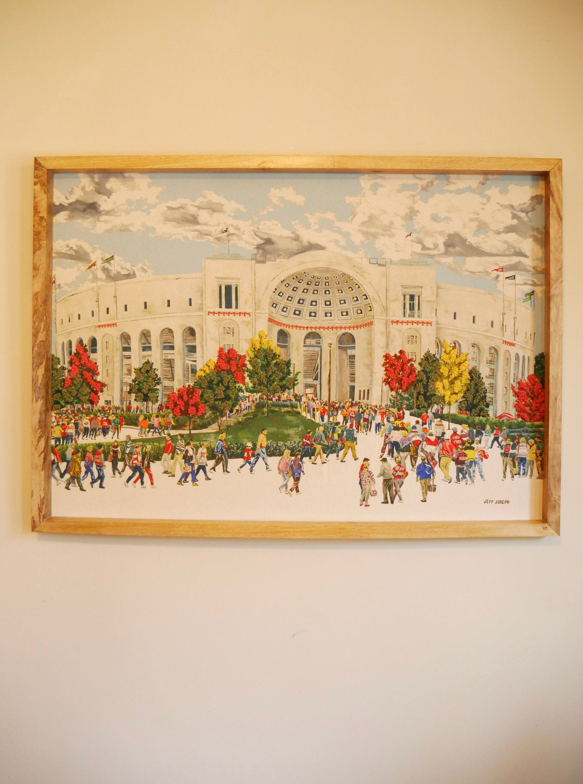 The Original Ohio Stadium Fine Art Textile